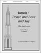 Peace and Love and Joy / Introit Handbell sheet music cover